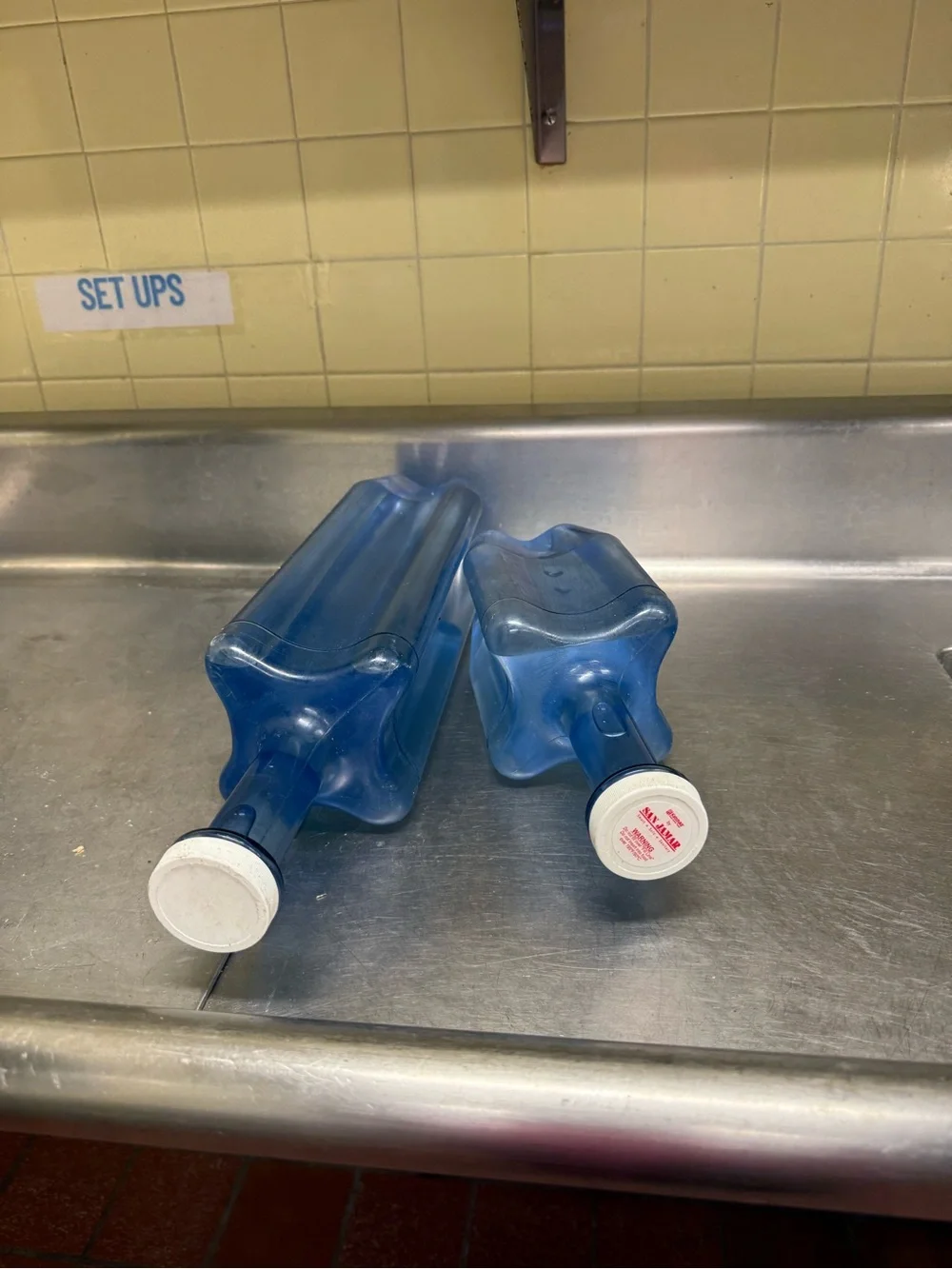 Chill Utensil Rapi-Kool Cold Paddle food Chiller(2) San Jamar Food Safety used